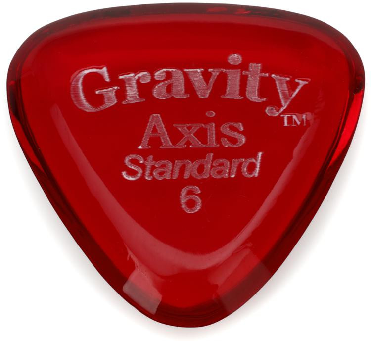 Gravity Picks Axis Guitar Pick Standard, 6mm Sweetwater
