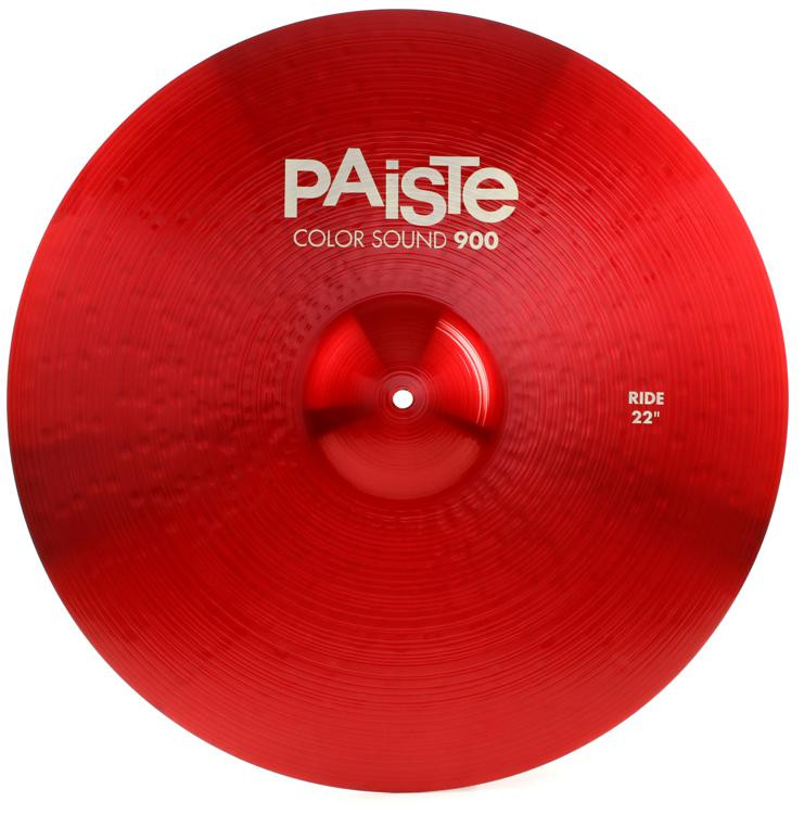 Paiste Color Sound 900 Ride Cymbal 22" Red Sweetwater