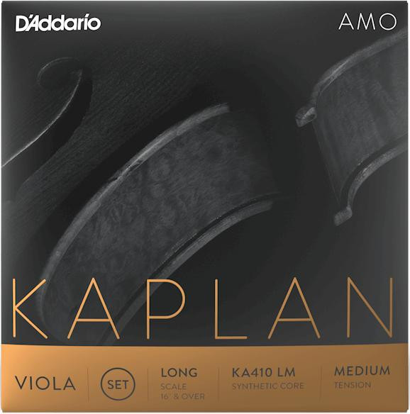 D'Addario KA410 Kaplan Amo Viola String Set Long Scale (10pack