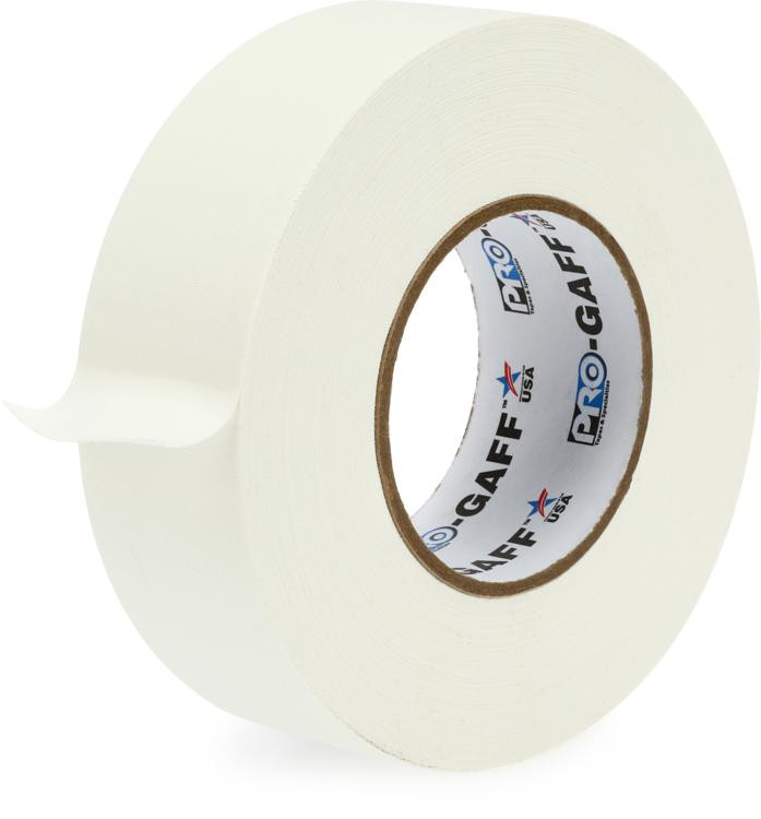 Pro Tapes & Specialties Pro Gaff Premium 2inch Gaffers Tape White