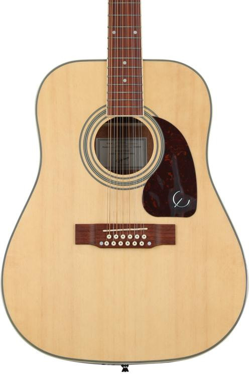 Epiphone Songmaker DR-212 12弦原声吉他-自然图像1