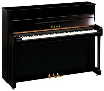 Yamaha b2 Acoustic Upright Piano - Polished American Walnut | Sweetwater