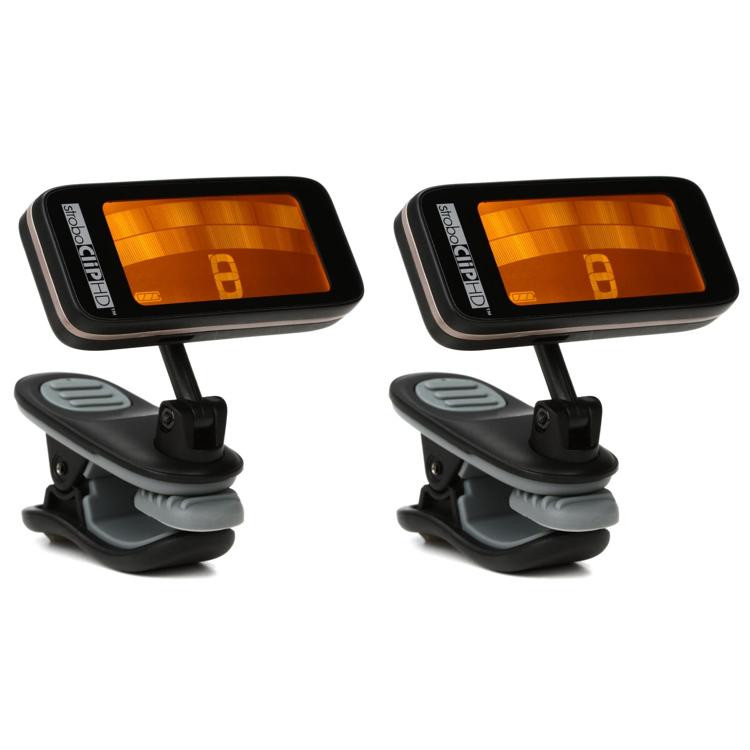 Peterson StroboClip HD High Definition Clipon Strobe Tuner 2Pack