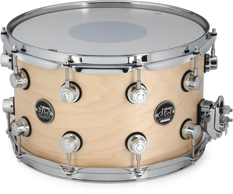 Dw Performance Series Snare Drum 8 X 14 Inch Natural Satin Oil Sweetwater Exclusive 