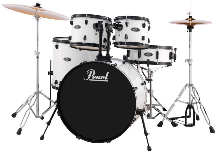 Pearl Centerstage 5piece Drum Set Hardware Included Pure White Sweetwater