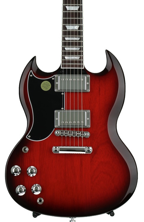 Gibson SG Standard 2017 HP Left-handed - Dark Cherry Burst | Sweetwater