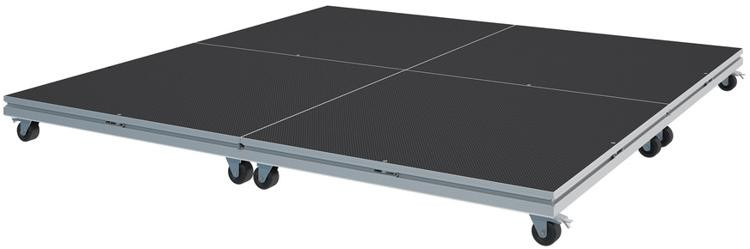 QuickLock QLM8DRUM6X6I 6-foot x 6-foot x 8-inch Mobile Drum Riser ...