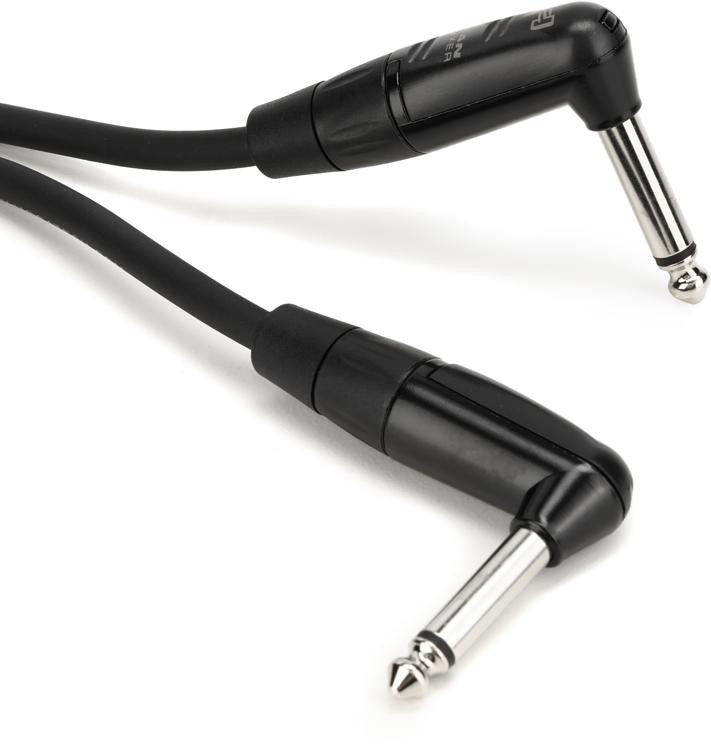 Hosa HGTR001RR Pro Guitar Pedalboard Patch Cable Right Angle to
