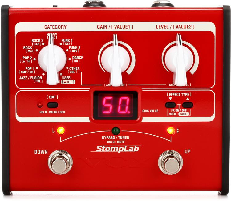 Vox StompLab IB Bass Modeling Effects Pedal Sweetwater