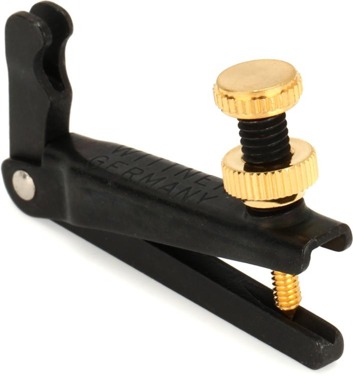 Wittner Stablestyle Fine Tuner for 15inch+ Viola Black with Gold