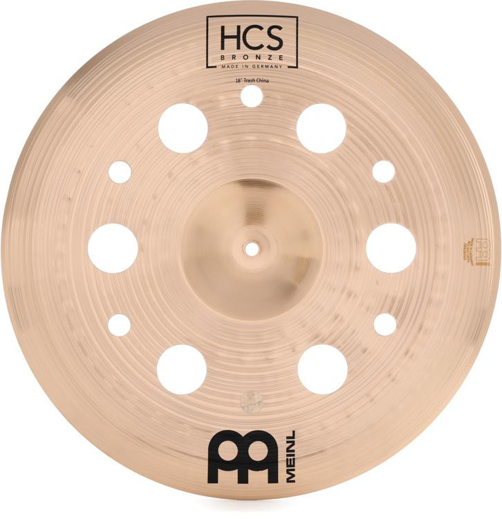 Piatto Hihat Meinl HCS Bronze 15" - Coppia, Bronzo B8, Fatto In Germania - Foto 5