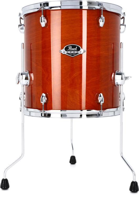 Pearl Export EXL Floor Tom 14" x 14" Honey Amber Sweetwater