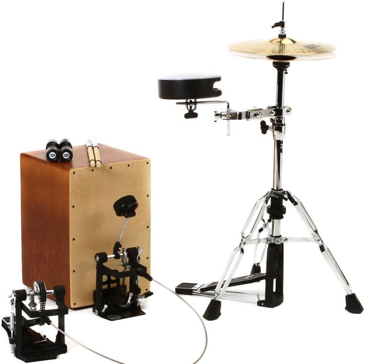 Meinl Percussion Cajon Drum Set with Cymbals and Hardware Sweetwater