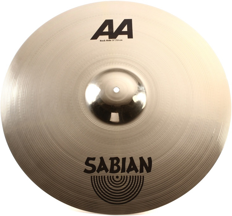 Sabian 21 inch AA Rock Ride Cymbal Brilliant Finish Sweetwater