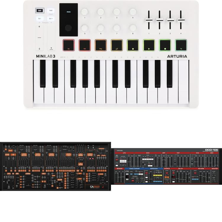 Arturia MiniLab 3 25 Slim-key Controller And Synthesizer Plug-ins ...