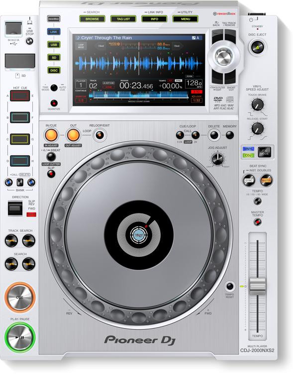 Pioneer DJ CDJ2000NXS2 Professional DJ Media Player White Sweetwater