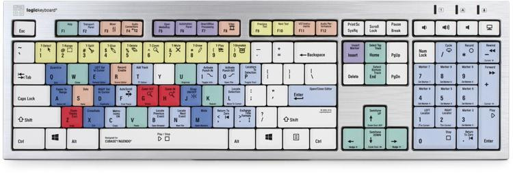 LogicKeyboard Slim Line PC Keyboard - Steinberg Cubase / Nuendo ...