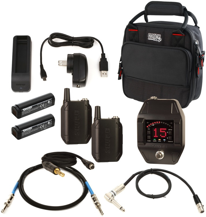 Shure GLXD Guitar Dual Digital Wireless Bundle Sweetwater