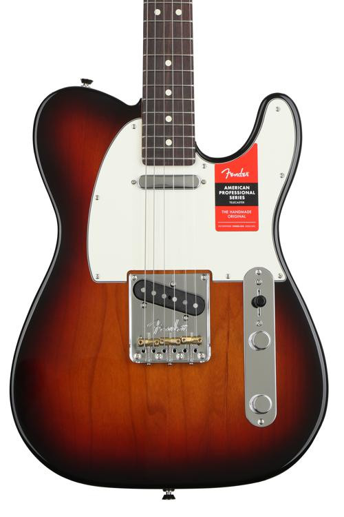 Fender American Professional Telecaster 3Color Sunburst with Rosewood Fingerboard Sweetwater
