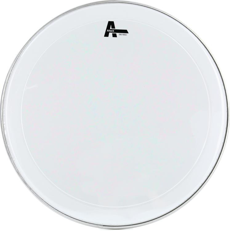 Attack DH16 Tone Ridge 2 Clear Drumhead 16inch Sweetwater