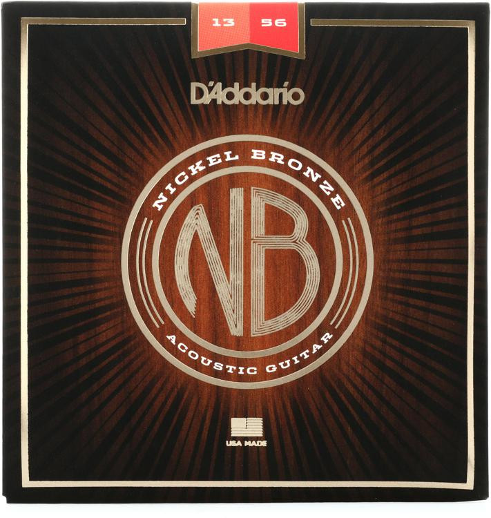 D\'Addario NB1356镍青铜木吉他弦- .013-.056中图1