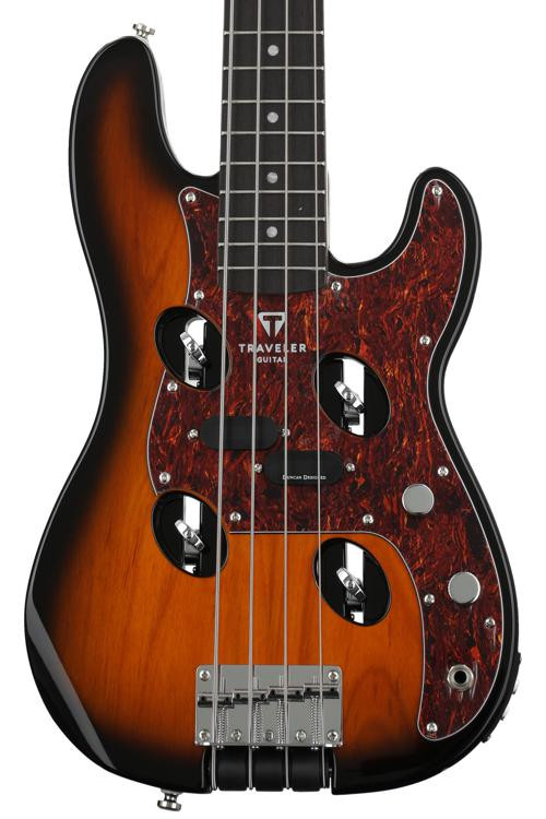 Traveler Guitar TB-4 P Bass Guitar - Sunburst | Sweetwater