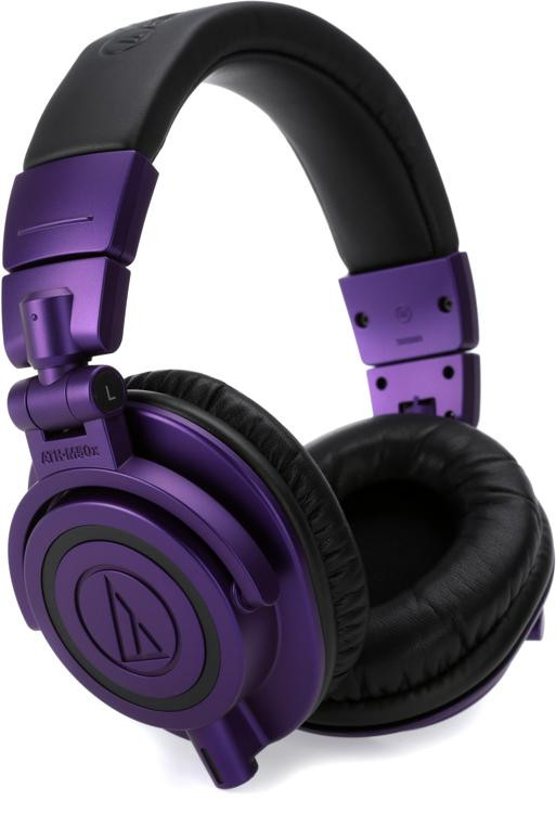 AudioTechnica ATHM50xPB Limited Edition Purple/Black Studio