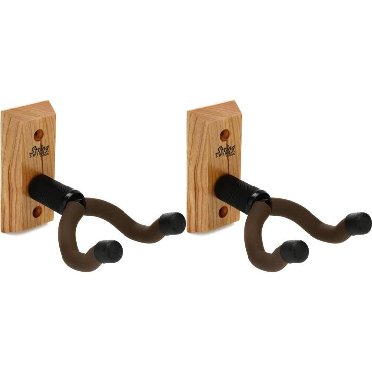 String Swing CC01K Guitar Keeper Wall Mount Guitar Hanger 2Pack
