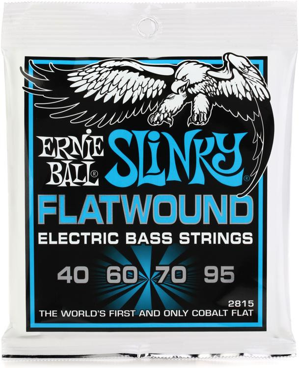 Ernie Ball 2815 Extra Slinky Flatwound Electric Bass Guitar Strings