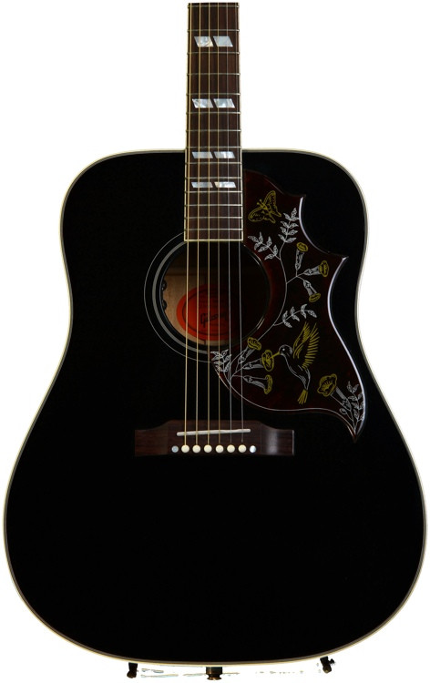 Gibson Acoustic Hummingbird Ebony | Sweetwater