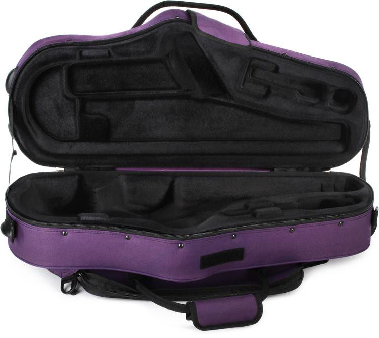 Protec MX304CTPR MAX Contoured Alto Saxophone Case Purple Sweetwater