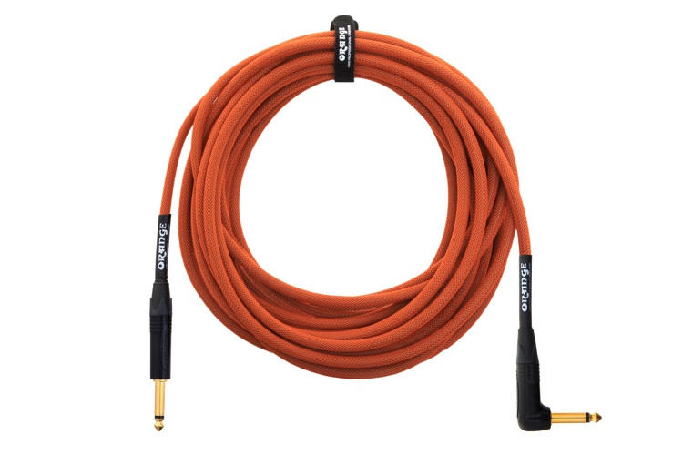 Orange Professional Cable 30', Orange, Rt. Angle Sweetwater