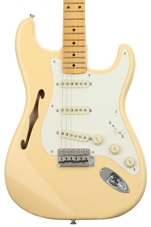 Fender Eric Johnson Thinline Stratocaster Vintage White Sweetwater