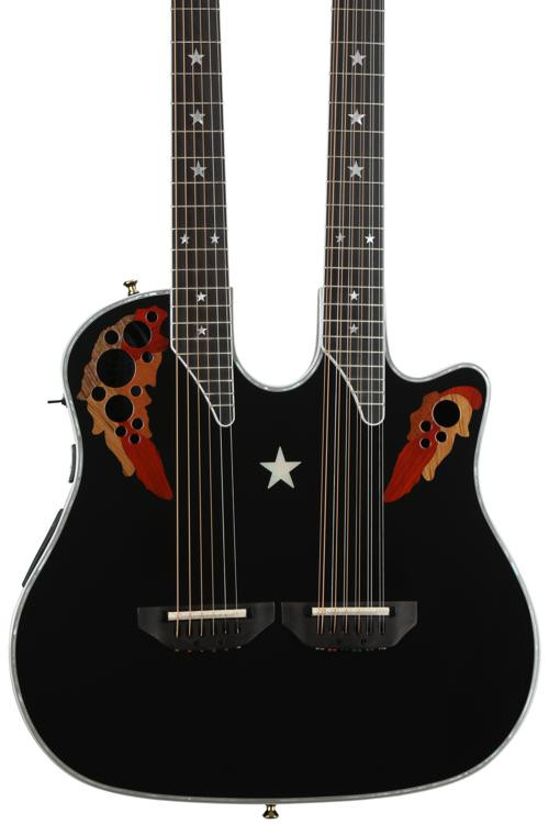Ovation Richie Sambora Elite Doubleneck Signature Gloss Black Sweetwater
