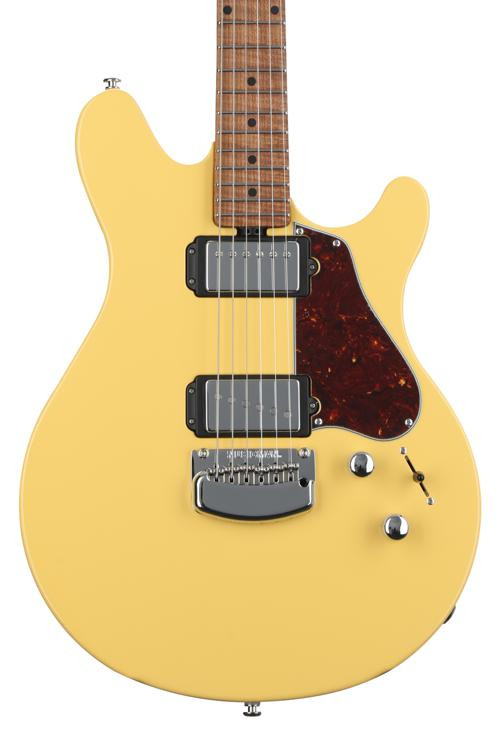 Ernie Ball Music Man Valentine Tremolo TV Yellow Sweetwater Ernie Ball Music Man Valentine Tremolo TV Yellow Sweetwater