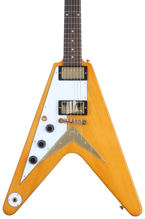 Epiphone 1958 Korina Flying V Left-handed Electric Guitar - Natural ...