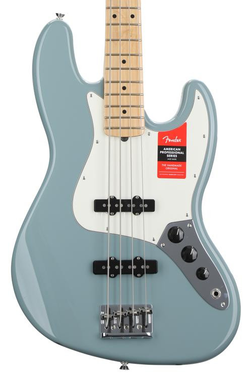 Fender American Professional Jazz Bass - Sonic Gray with Maple ...