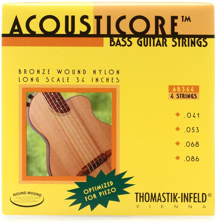 ThomastikInfeld AB344 Acousticore Acoustic Bass Guitar Strings .041.086 4string Sweetwater