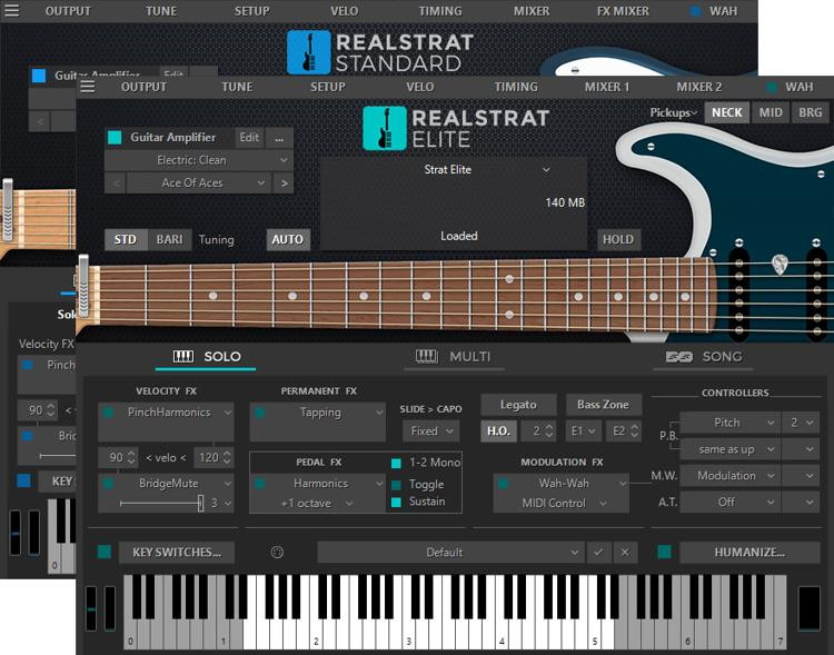 MusicLab RealStrat 6 Electric Guitar Software Instrument Sweetwater