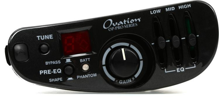 Ovation Op Pro Acoustic Preamp Replacement Preamp for Ovation Guitars |  Sweetwater