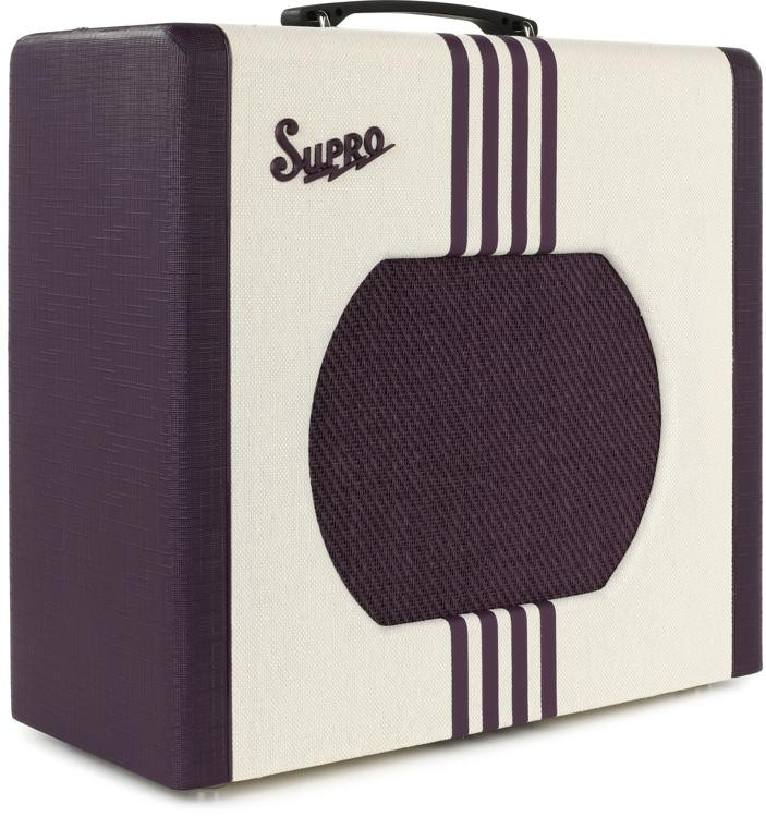 Supro Delta King 12 15watt 1 x 12inch Tube Combo Amp Blackberry Cream, Sweetwater Exclusive