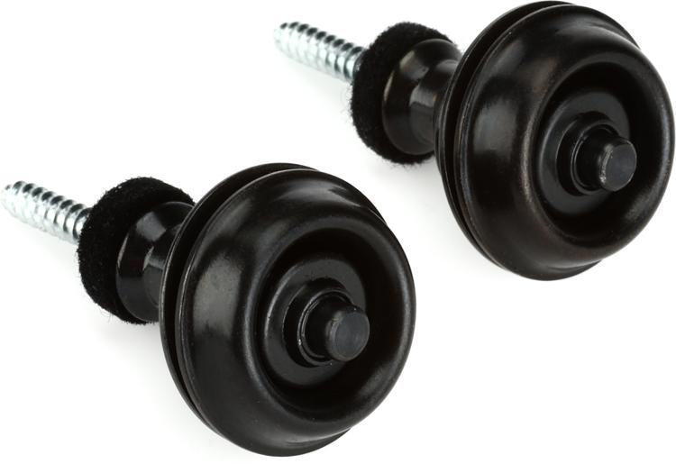 Dunlop Straplok Dual Design Strap Retainer System Black Sweetwater