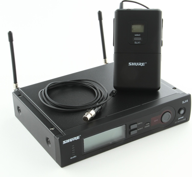 Shure SLX14/93 Lavalier Wireless System G5 Band, 494518 MHz Sweetwater
