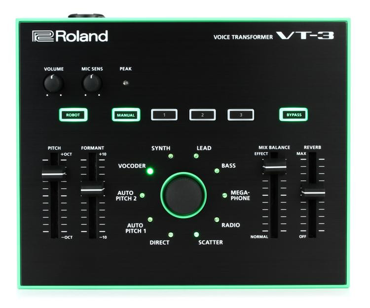 Обзор на звуковой процессор roland vt 3