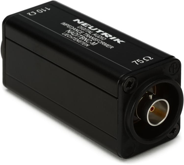 Neutrik NADITBNCM BNC to XLR AES/EBU Converter Sweetwater