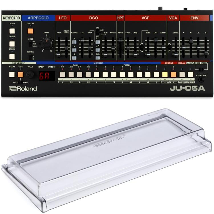 Roland JU06A Boutique Series Juno Sound Module with Decksaver Cover