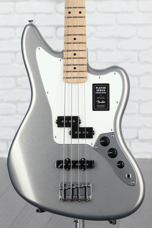 Fender Player Jaguar Bass Silver Sweetwater