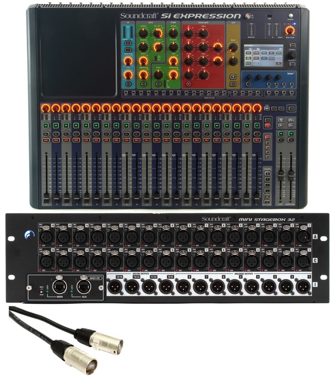 Soundcraft Si Expression 2 Package w/Digital Snake Sweetwater