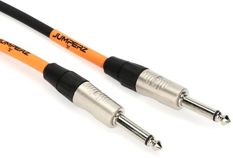 JUMPERZ JBI3 Blue Line Straight to Straight Instrument Cable 3 foot
