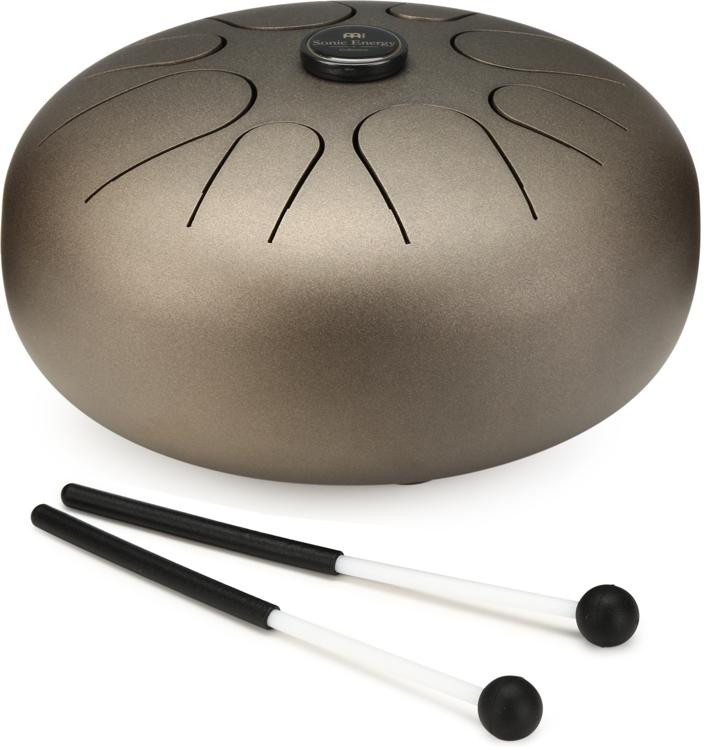 Meinl Sonic Energy 12inch Steel Tongue Drum, A Akebono Vintage Brown Sweetwater